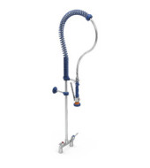 GRIFO PROFESIONAL DUCHA DOBLE ENTRADA SERIE LV 450X1200 MM