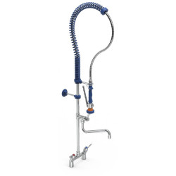 GRIFO INDUSTRIAL DUCHA DOBLE ENTRADA CON CAÑO SERIE LV 450X1200 MM