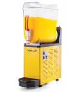 GRANIZADORA PROFESIONAL ACABADO YELLOW DE 1 CUBA DE 12L SAMIXIR SLUSH 12.Y