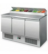 MESA FRÍA ENSALADAS E INGREDIENTES 3 PUERTAS PS300