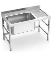 FREGADERO INOX CON CUBETA...