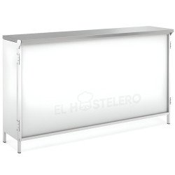 BARRA MOSTRADOR PLEGABLE PARA FERIAS Y EVENTOS 180CM