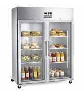 FRIGORÍFICO INDUSTRIAL 2 PUERTAS CRISTAL 1000 LITROS EL HOSTELERO SNACK800TNG