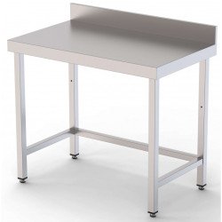 MESA INOX MURAL SIN ESTANTE 1200X700X850H