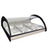 VITRINA REFRIGERADA SOBREMOSTRADOR 3 CUBETAS GN 1/1 PARA MARISCO PANORAMIC 3GN