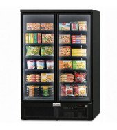 ARMARIO CONGELADOR DE 2 PUERTAS CRISTAL ACABADO NEGRO TEFCOLD ATOM MAXI F2DBB