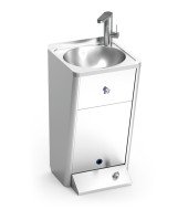 LAVAMANOS AUTÓNOMO PARA AGUA FRÍA Y CALIENTE CON GRIFO ELÉCTRICO