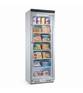 ARMARIO EXPOSITOR DE CONGELADOS ACERO INOX CON PUERTA DE CRISTAL 400 LITROS EHGDF401K