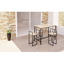 MESA TERRAZA DAKAR TUBO 30" VARIAS MEDIDAS