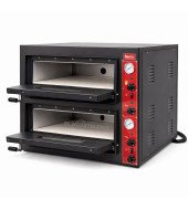 HORNO PIZZERO 2 PISOS PARA 8 PIZZAS DE 30CM TRIFÁSICO BANKS