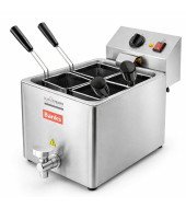 COCEDOR DE PASTA ELÉCTRICO 8 LITROS CON 4 CESTAS BANKS CUPE8