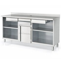 MESA CAFETERA FRENTE MOSTRADOR 2 METROS CORECO-DOCRILUC MCN-200