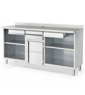 MESA CAFETERA FRENTE MOSTRADOR 2 METROS CORECO-DOCRILUC MCN-200