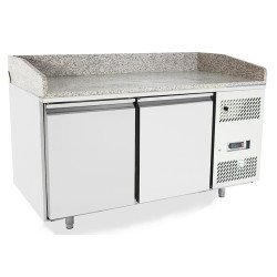 MESA REFRIGERADA ENCIMERA DE GRANITO 2 PUERTAS EHEPF3495-GR