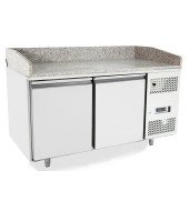 MESA REFRIGERADA ENCIMERA DE GRANITO 2 PUERTAS EHEPF3495-GR