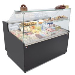 VITRINA REFRIGERADA HORIZONTAL 1.5 METROS COLOR NEGRO VRE-150