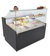 VITRINA REFRIGERADA HORIZONTAL 1.5 METROS COLOR NEGRO VRE-150