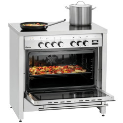COCINA PROFESIONAL VITROCERÁMICA CON HORNO 400V BARTSCHER 5K-EBMF