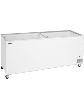 CONGELADOR HORIZONTAL 2 METROS TEFCOLD IC702SC CON TAPAS CORREDERAS DE CRISTAL