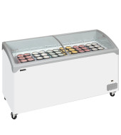 CONGELADOR HORIZONTAL CRISTAL CURVO 1570X650X918 TEFCOLD NIC502SCEB