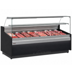VITRINA CARNICERÍA REFRIGERADA 2M FONDO 960 NEGRA DOCRILUC VE-9-20-RC-TF