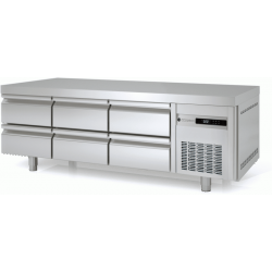 MESA FRÍA BAJO COCINA CON CAJONES CORECO MFB-180-CC