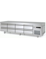 MESA FRÍA BAJO COCINA CON CAJONES CORECO MFB-220-CC