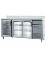 FRENTE MOSTRADOR REFRIGERADO 3 PUERTAS VIDRIO FMCH-200V