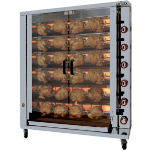 Maquinas de pollos asados y kebab