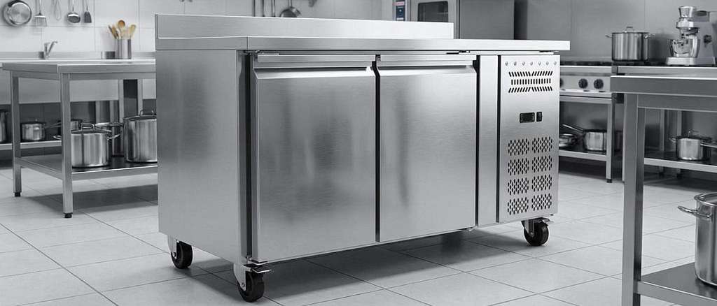 Mesa chef refrigerada 2 puertas con la mejor relación calidad - precio